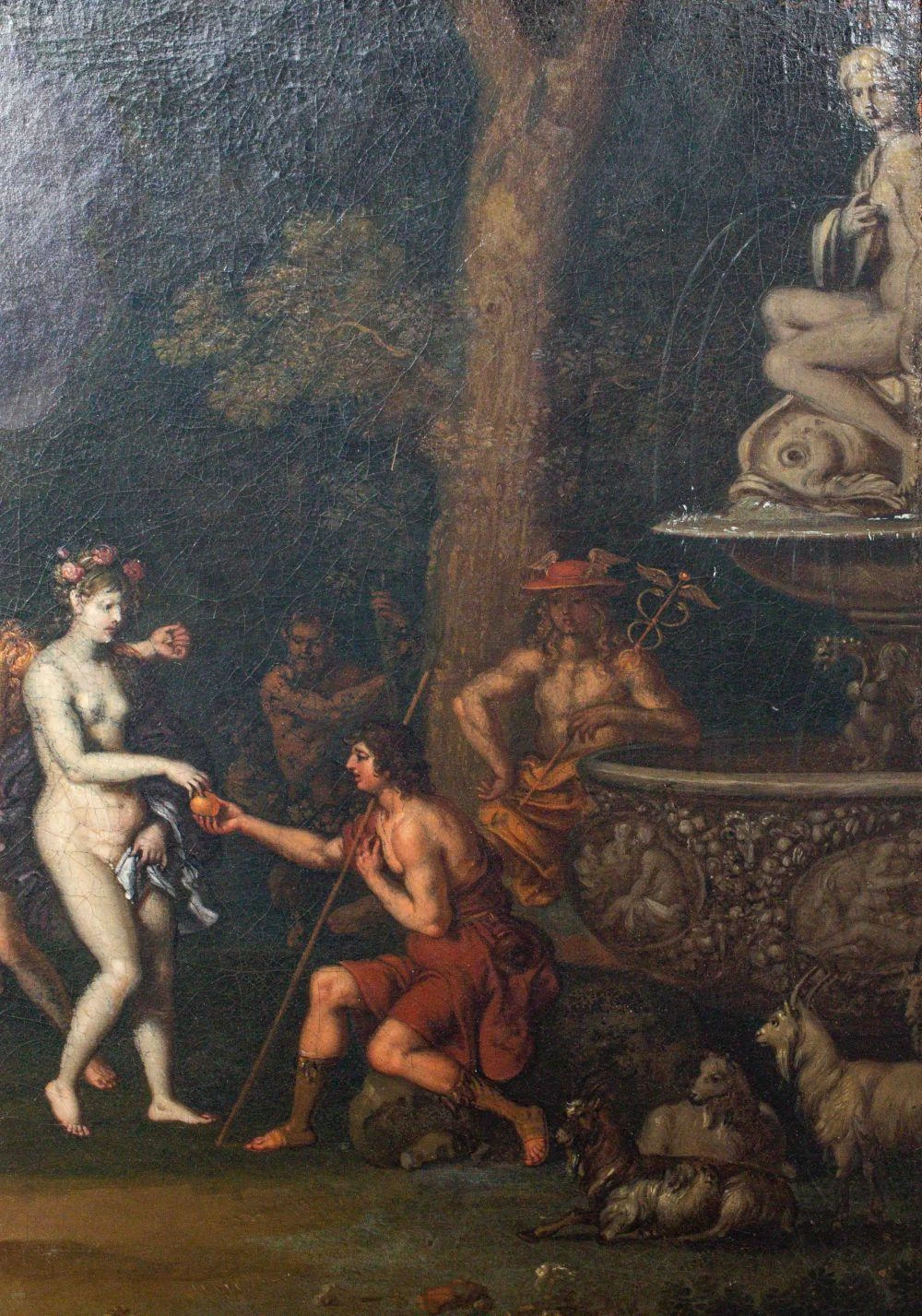 Il giudizio di Paride - dettaglio